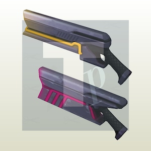 Pistole di Demacia Vice Lucian per modello cosplay per schiuma/carta