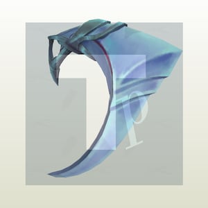 Aphelios&#39;s Severum for cosplay template for foam/paper