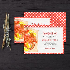 Crawfish Boil Invitations, Crawfish Boil Baby Shower, Crawfish Boil Shower Invitation, Instant Download • Edit and Print Today!