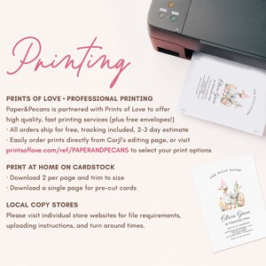 May include: A printable invitation for a child's second birthday party. The invitation features a watercolor illustration of a goose wearing a pink party hat. The text on the invitation reads "Our Silly Goose Olivia Grace is turning two".