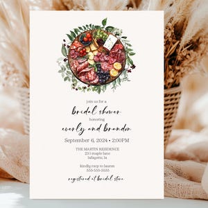 Editable Charcuterie Board Night Party | Charcuterie Board Party | Charcuterie Invite | Wine and Cheese | Digital Download | Printable