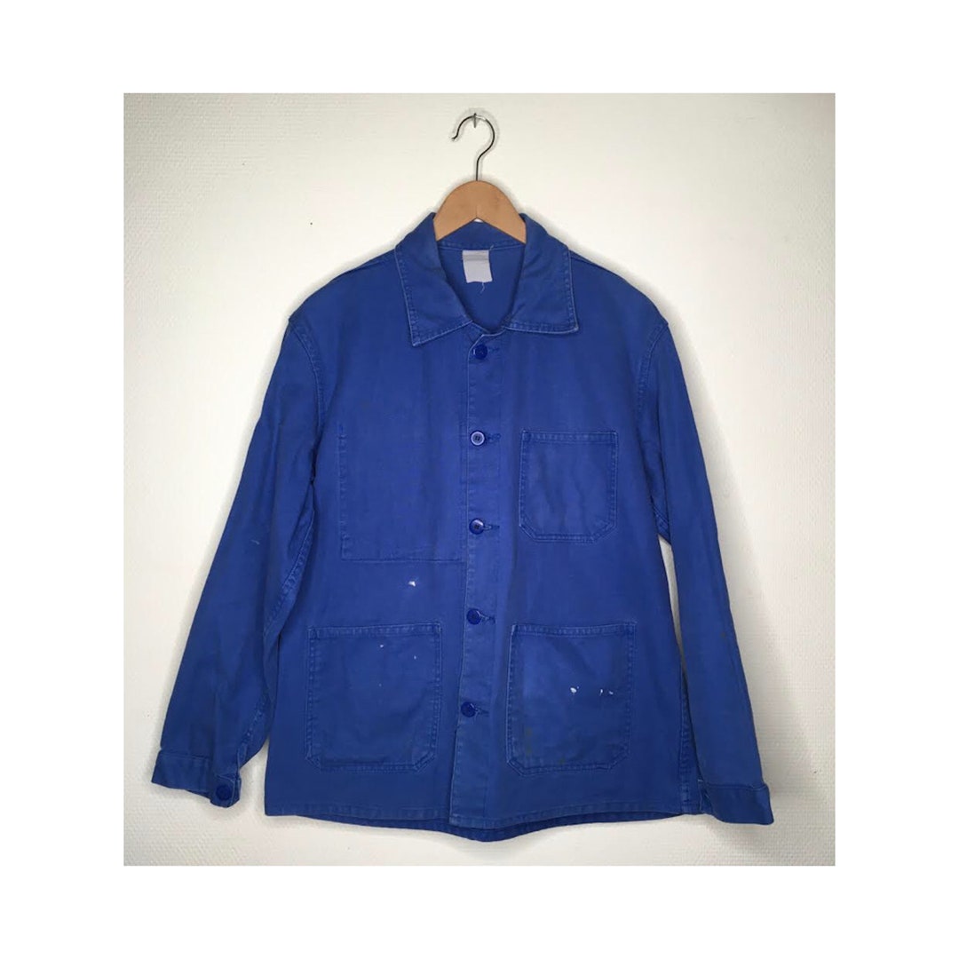 Blue Jacket of French Workwear Vintage Workwear - Etsy