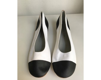 Bailarinas bicolores en blanco y negro, Marc By Marc Jacobs