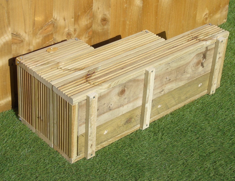 3 Tiered Garden Level Steps Planter Wooden Decking Patio Trough Bild 5