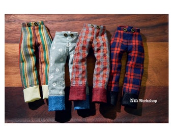 colorful pant for blythe, licca, azone
