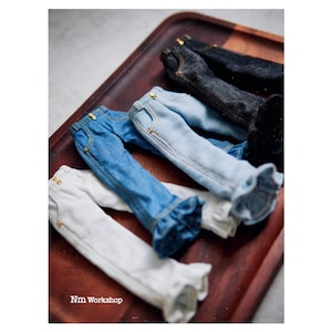 ruffle jeans for blythe doll (Azone, OB22, OB24, Licca)