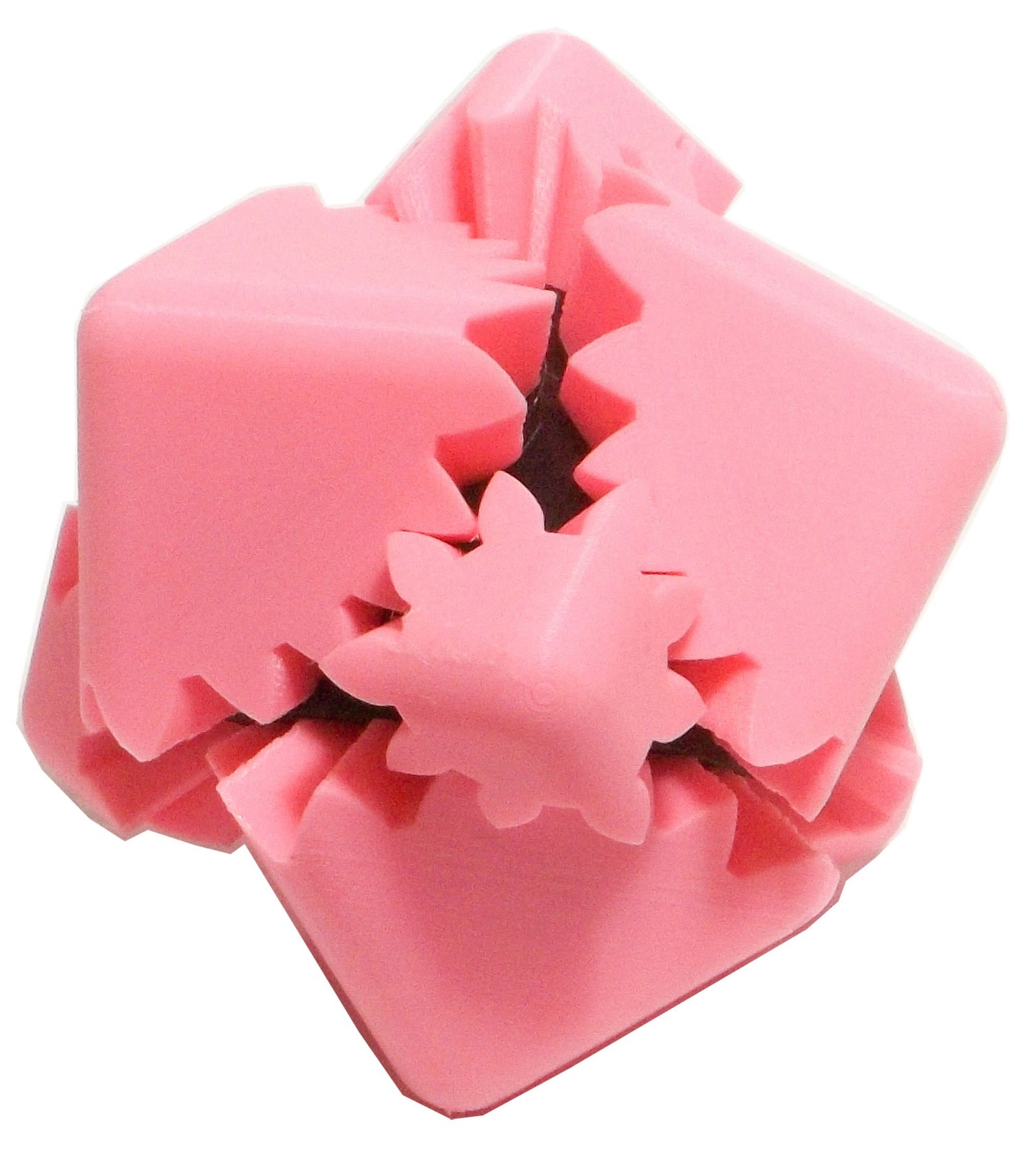 Gear Cube 3d Printed Fidget Gear Cube Stress Relief Desk Toy Etsy