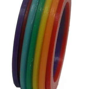 Gay Pride Fidget Spinner Ring Anti-Anxiety Stress Relief 3D Printed Free USA Shipping