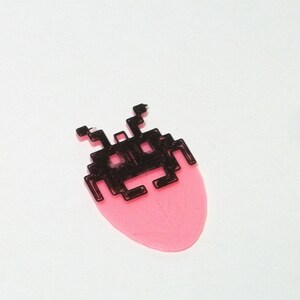 Retro Space Invaders Guitar Pick 10 pack