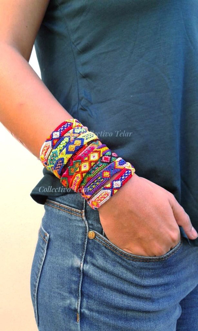Mexican friendship braceletASSORTED set handmade bracelets Etsy