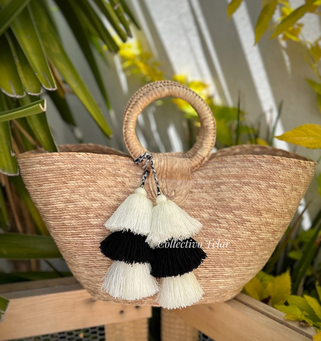 Pom Tassel Bag Charm for Purse, Tassel Purse Charm, Tassel Keychain ...