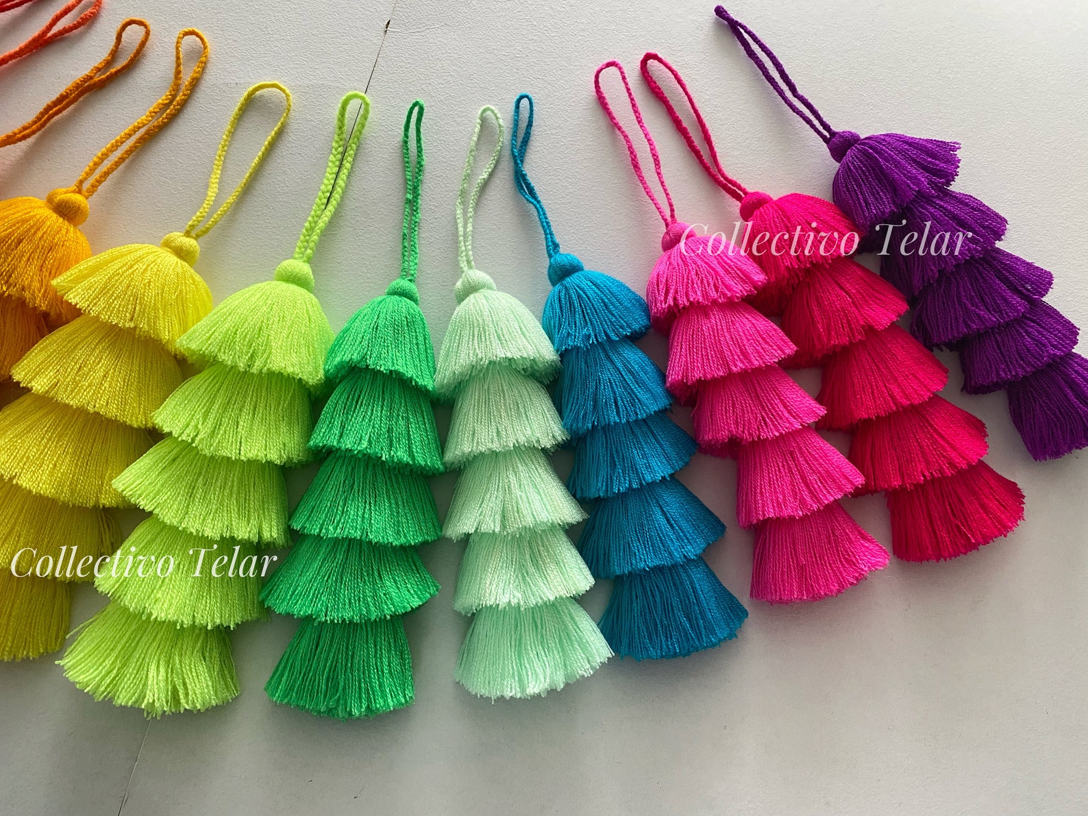 Tassel Pom Poms for Hangbags Mexico Pom Pom Tassel Bag Charm Etsy
