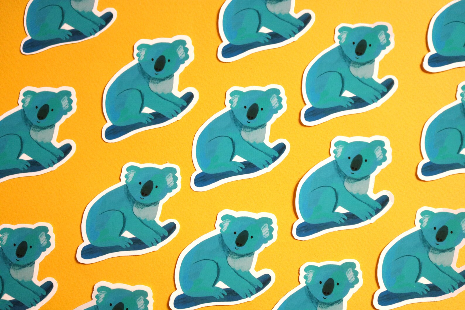 Koala Glossy Vinyl Diecut Sticker Waterproof Etsy