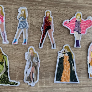 Eras inspired iron on patches