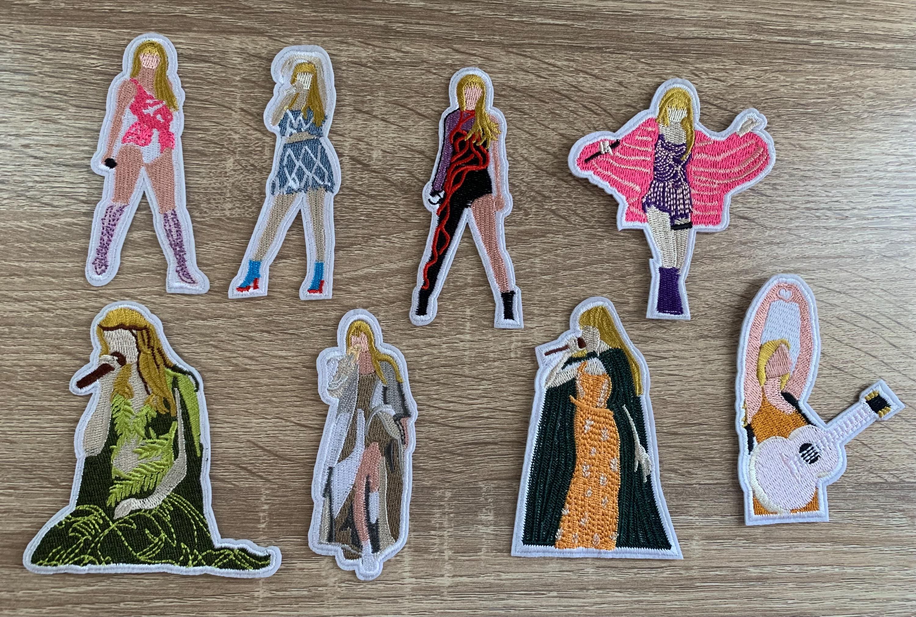 Eras inspired iron on patches