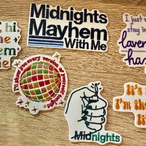 Midnights Inspired Iron On Patches