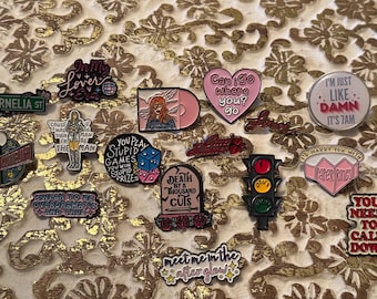 Lover inspired enamel pins