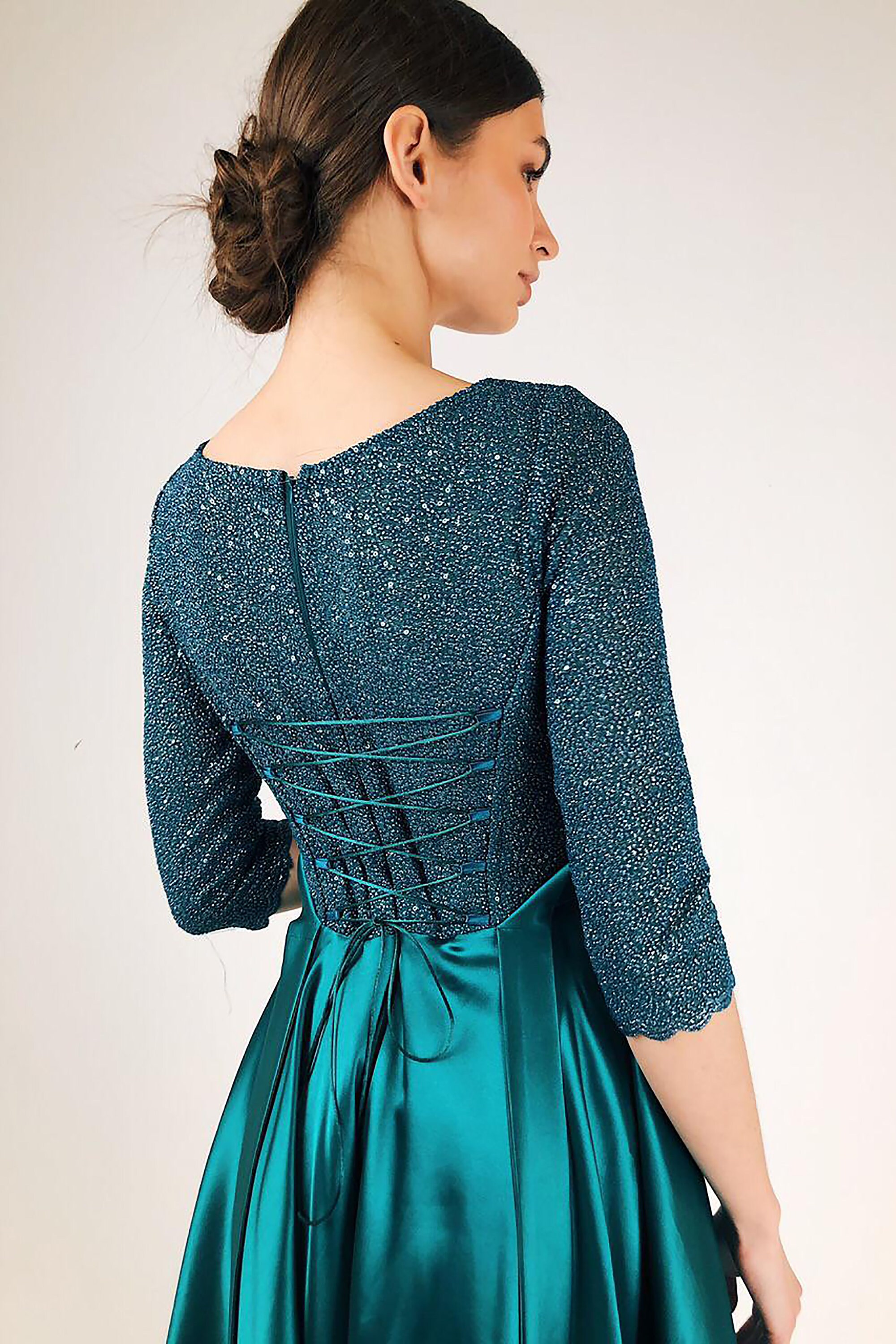 Vestido de fiesta verde esmeralda Vestido de noche verde jade - Etsy México Vestido de fiesta verde esmeralda Vestido de noche verde jade - Etsy México