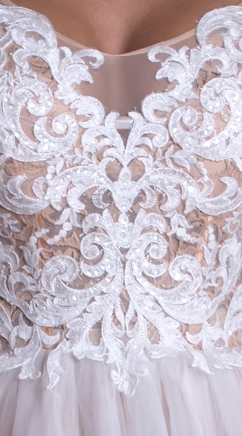 lace bridal top separates
