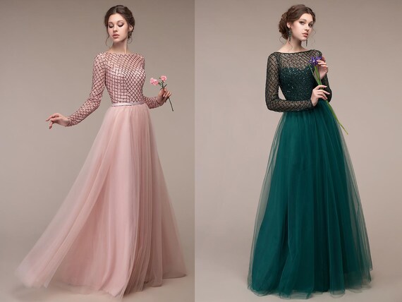 stunning long evening dresses