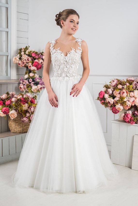 Wedding Dresses with Color Pink