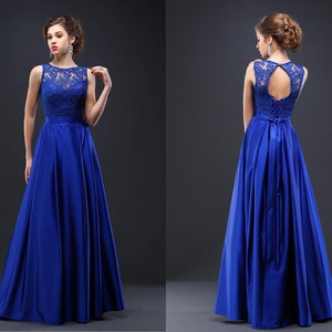 Benutzerdefinierte Blaue Hochzeit Gast Kleid Boho Kleider Etsy