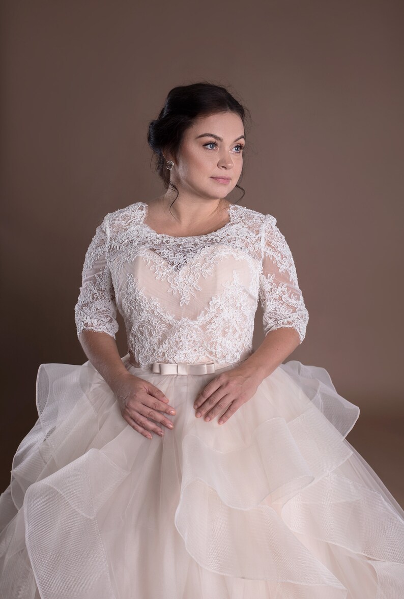 plus size bridal separates