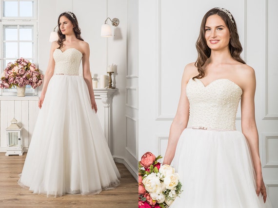 beaded bridal top