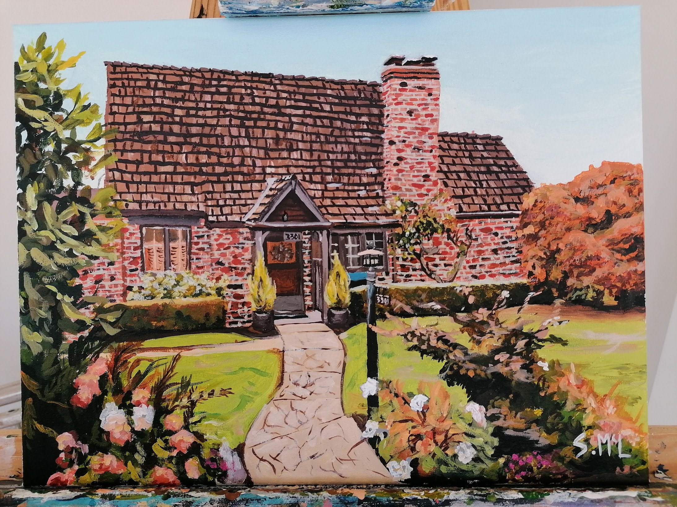 House Portraits. Custom Painting. House Art. Architecture. Etsy