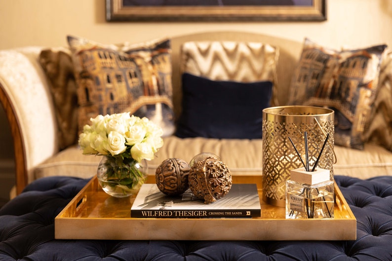 Decorative Trays For Coffee Tables : Round Trays For Coffee Tables - Ideas on Foter : Whether you've got an empty coffee table that needs a little sprucing up or simply want to craft a cohesive look throughout a room, this decorative set of orbs is a perfect pick!