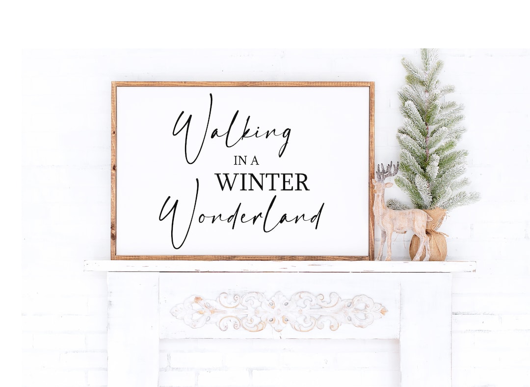 Walking in A Winter Wonderland SVG Cut File for Cricut and Silhouette ...