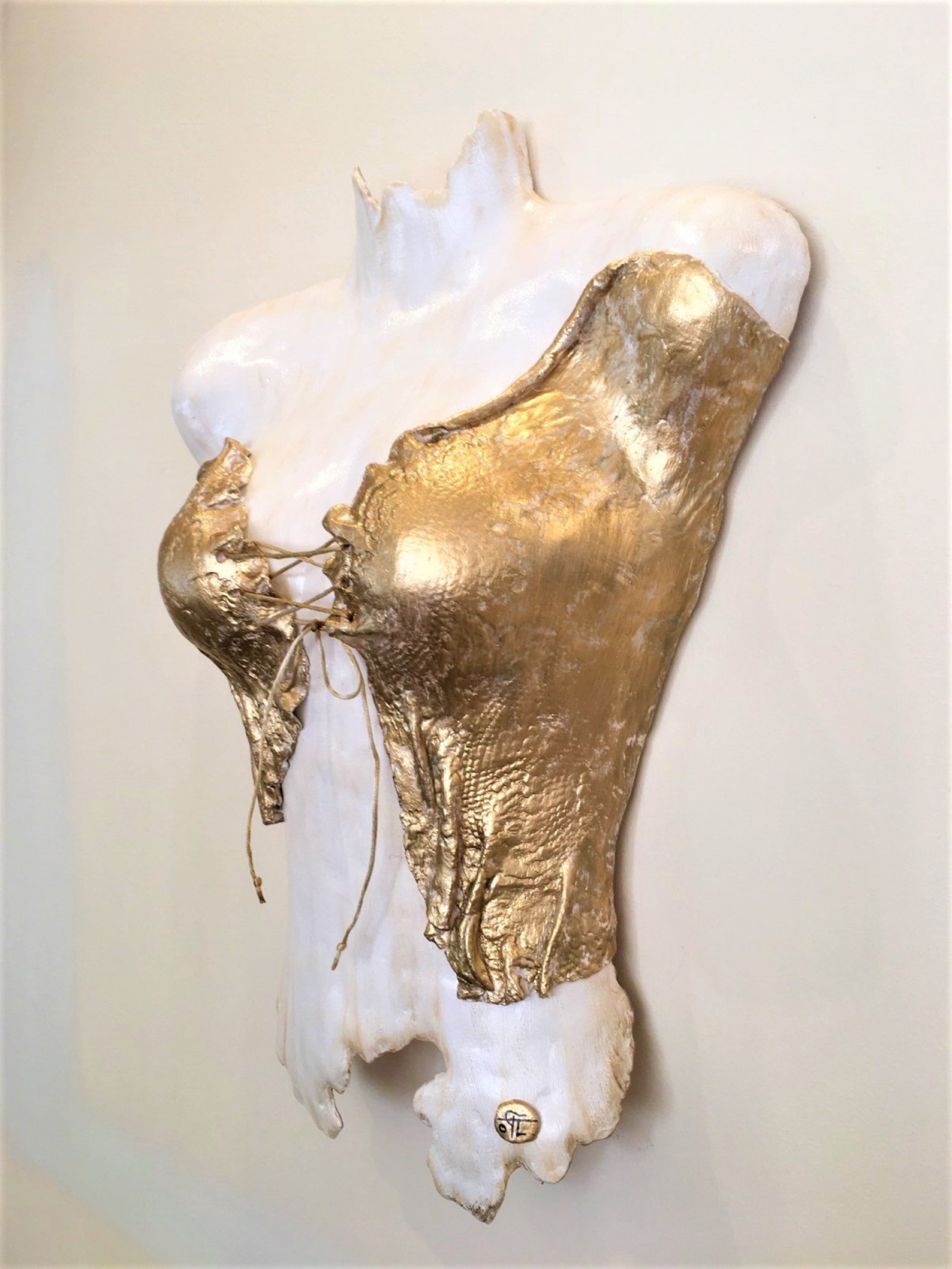 Vintage Handmade Clay Female Torso LARGE Natural Woman's Etsy