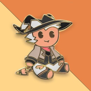 Striker Cowboy Enamel Pin