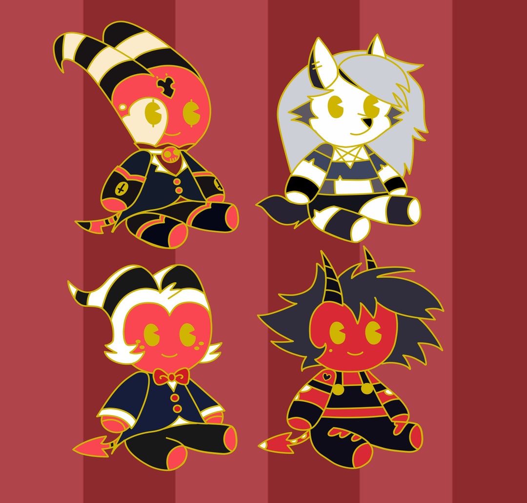 Pin Boss Face Preorder-helluva Boss Inspired Pins - Etsy