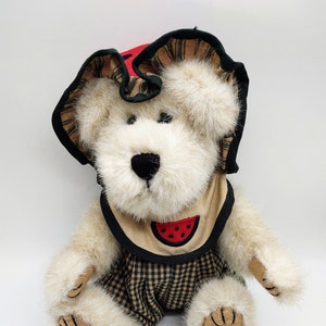 Boyds Bears Sugar McRInd Watermelon Theme Plush Bear
