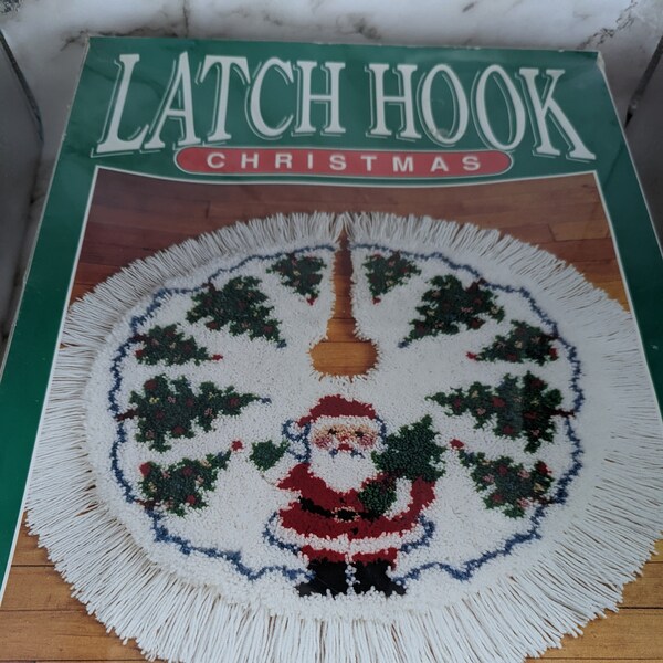 Latch Hook Christmas Tree Skirt Etsy UK
