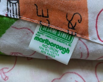 ヴィンテージ セサミストリート 新学期 ツインシーツセット - Etsy 日本