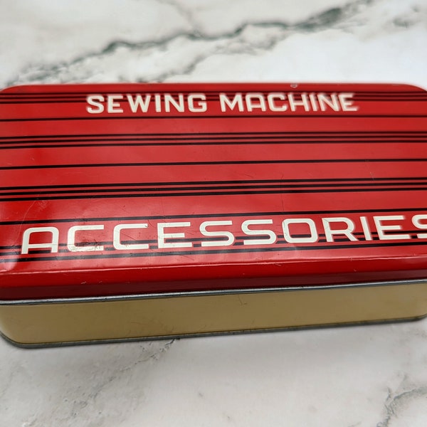 Metal Sewing Machine Box Etsy