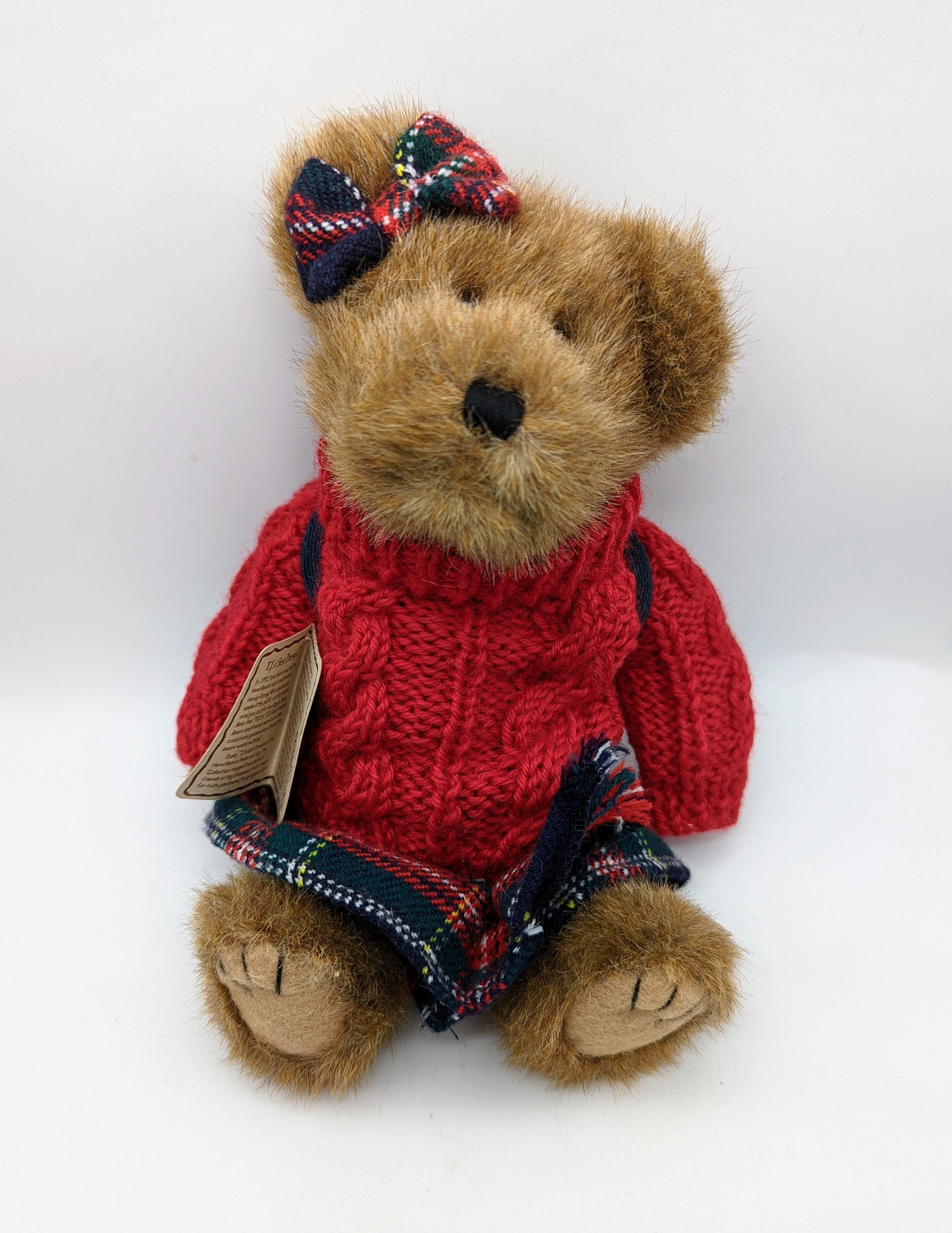 Boyds Bears Stephanie B Learnin Plush Bear With Backpack QVC