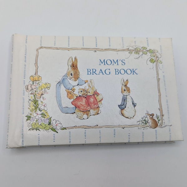 Vintage Peter Rabbit Mom's Brag Book Photo Album