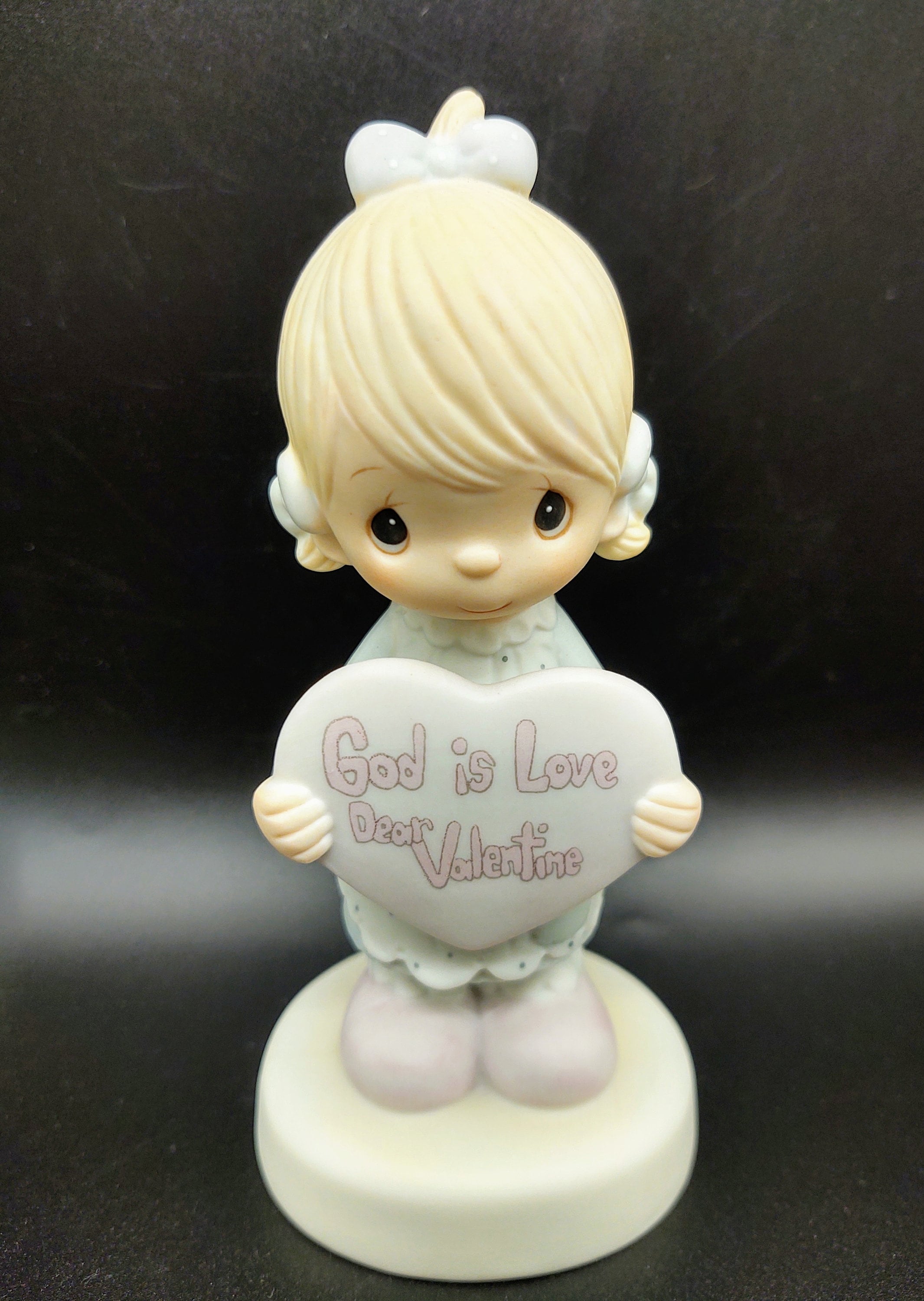 Precious Moments 1981 God is Love Dear Valentine Figurine | Etsy