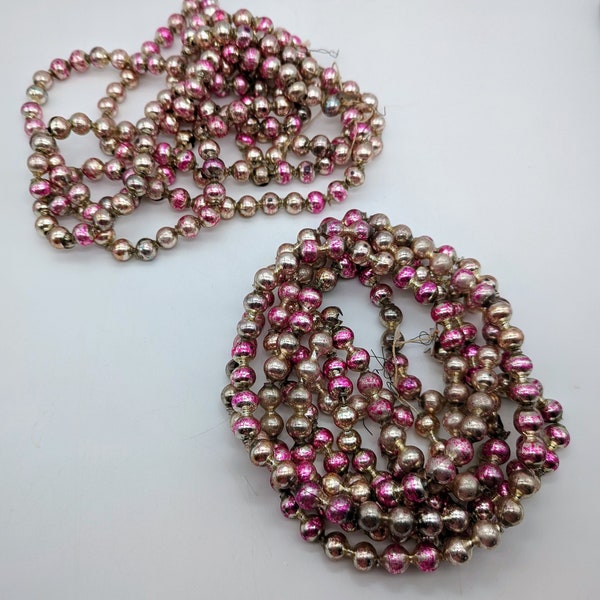 Pink Mercury Glass Ornaments Etsy