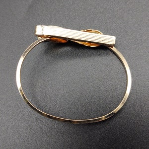 Vintage Hikok Gold Tone Tie Bar with Loop