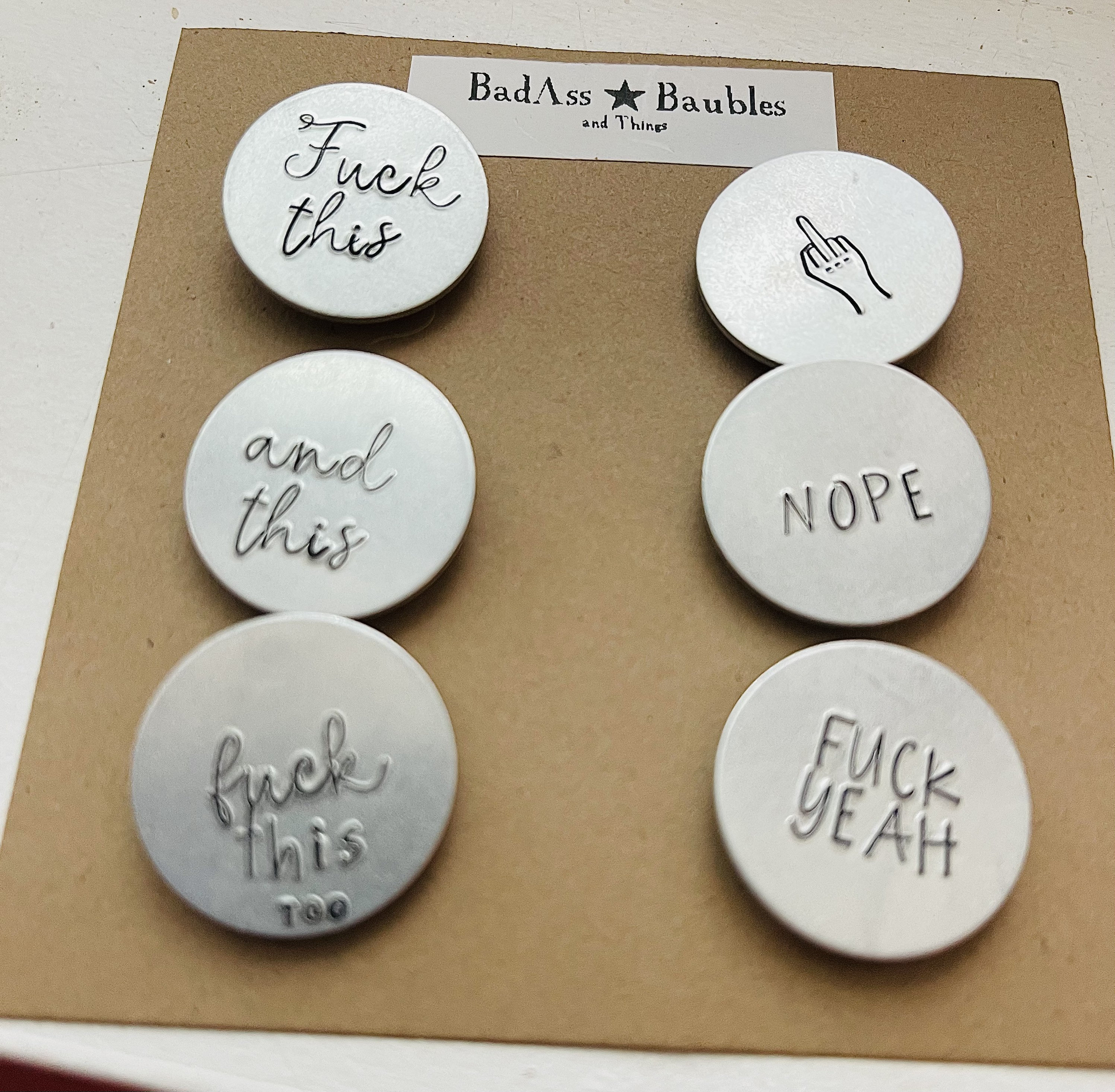 Etsy Magnets - Fuck