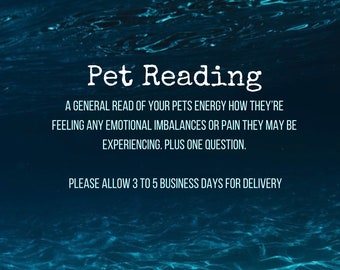 Pet Psychic Reading