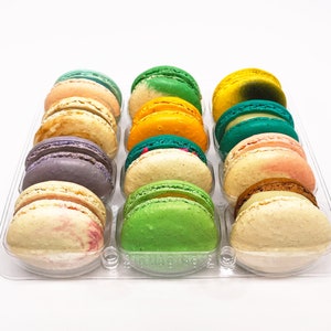 French Macarons - 12 Macarons Box Cookies - Assorted/Choose your Flavor in Notes - Gifts - Gluten Free - Gift Cookies - Gifts