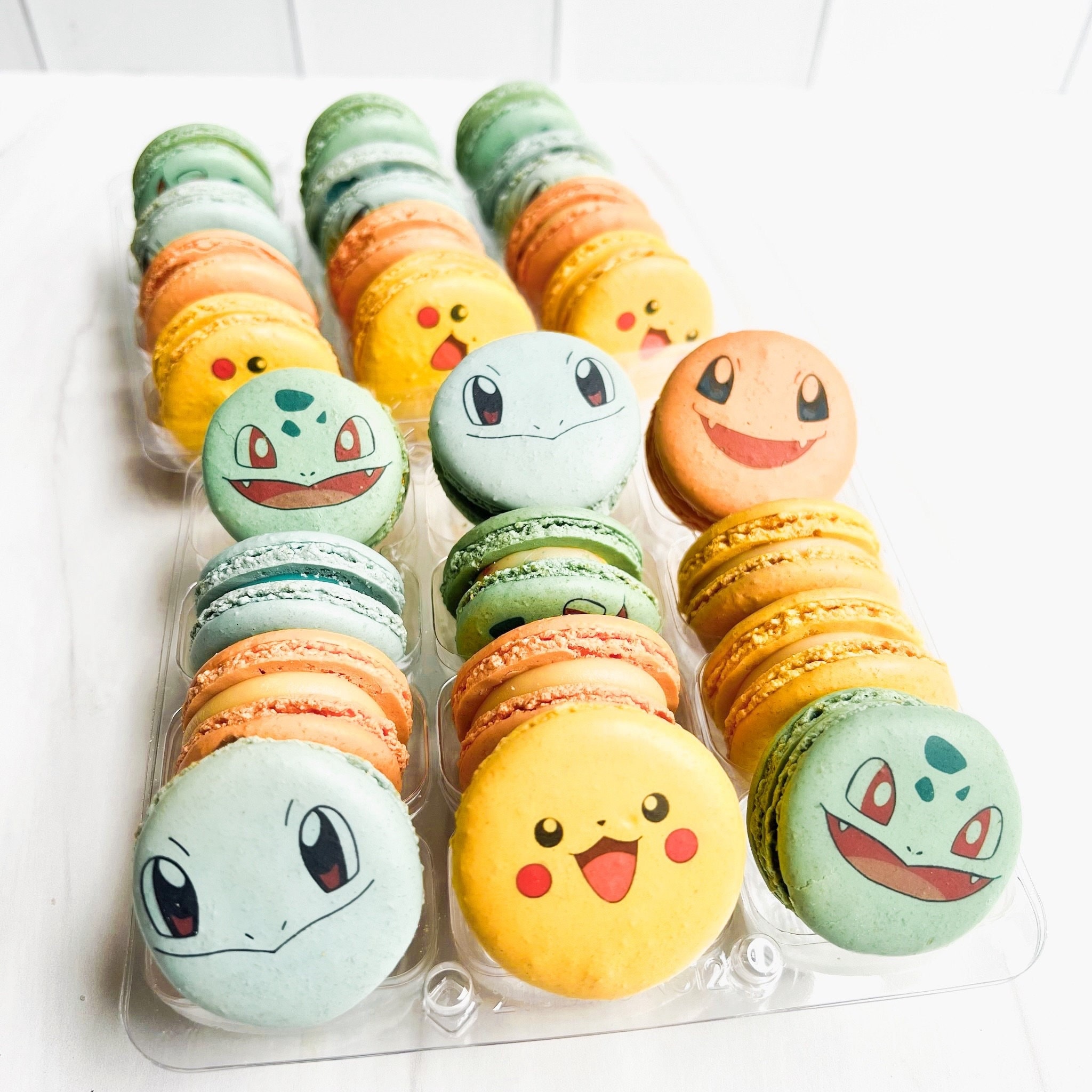 Create your Character French Macarons 6, 12 or 24 - Choose your flavors/ Designs - Edible Macaroons - French Cookies - Customized Macarons