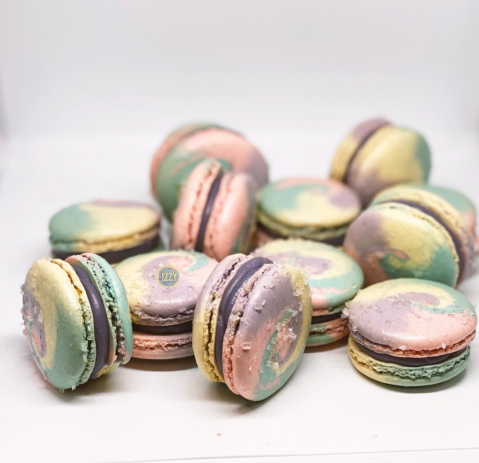 Swirl Pastel Color Macarons - 6/12/24 - Choose Your Flavor - French ...