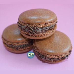 Brigadeiro Macarons - 6,12 or 24 - Brazilian Brigadeiro Macaroons
