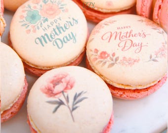 Flower Mother's Day French Macarons Box- Gift box Mother's Day - Moms Gift - Mother's Gifts Ideas